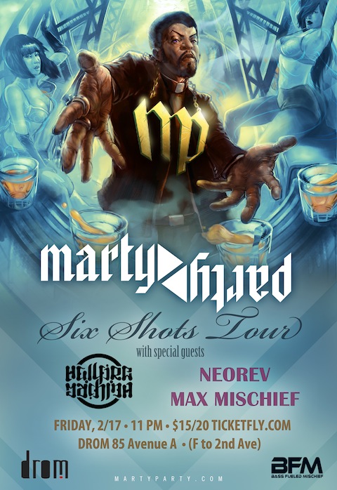 marty party 2 17 EVENT: BFM Presents MartyParty at Drom 02/17 + Ticket Giveaway