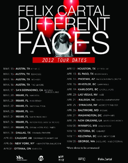 FelixTour NEWS: FELIX CARTAL ANNOUNCES TOUR, SHOW AT HAMMERSTEIN BALLROOM