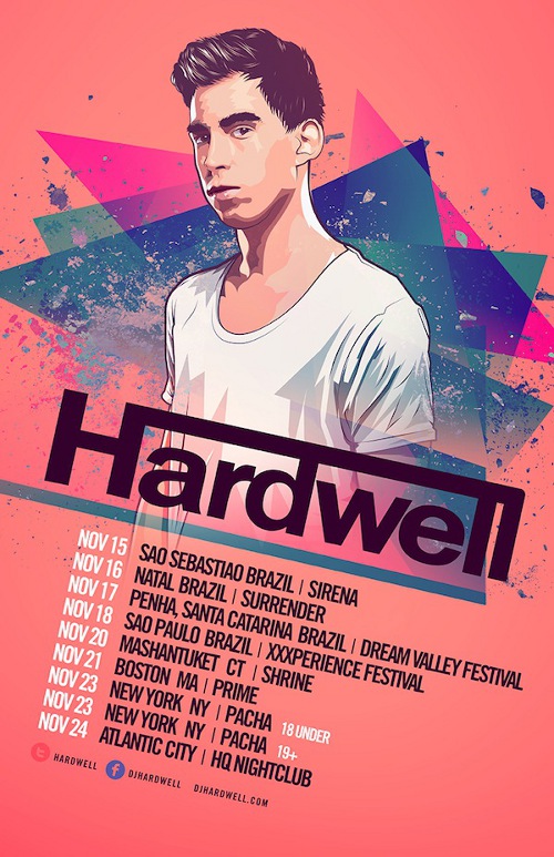  Hardwell Announces November North & South American Tour, 3 Stops In Tri State