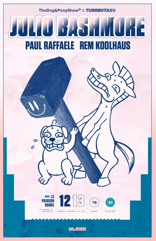 Julio EVENT: Julio Bashmore & Paul Raffaele @ Le Poisson Rouge 12.13